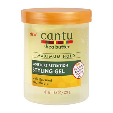 Cantu Shea Butter Maximum Hold Moisture Retention Styling Gel – 18.5 oz - ANNS BEAUTY SUPPLY